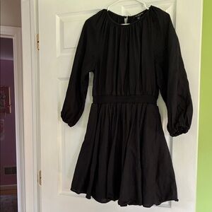 J Crew Lined Linen Dress